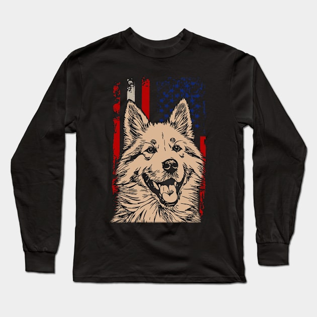 Arctic Affection Samoyed Dreams, Tee Talk Triumph for Dog Admirers Long Sleeve T-Shirt by Gamma-Mage